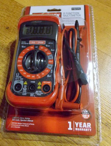 Sears craftsman multimeter  8 function and 20 ranges 82141  new for sale