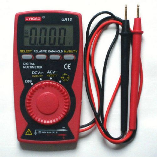 Digital multimeter volt resistance capacitance frequency hz ohm cap diode meter for sale