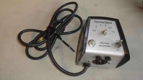 American Optical Voltage Selector