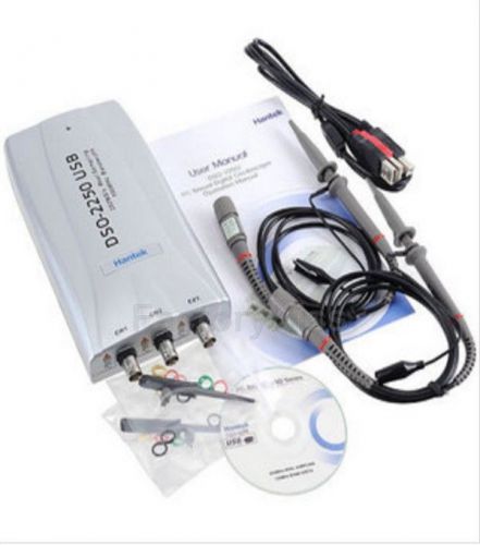 DSO-2250 PC USB Digital Oscilloscope 100MHz 250MSa/s 1M Useful GBW