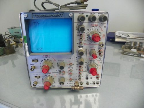 Telequipment oscilloscope d67 2 channel 110v for sale