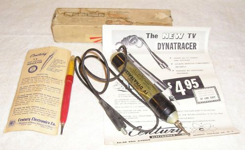 Century Electronics Co - New TV Dynatracer and TV High Voltage Indicator