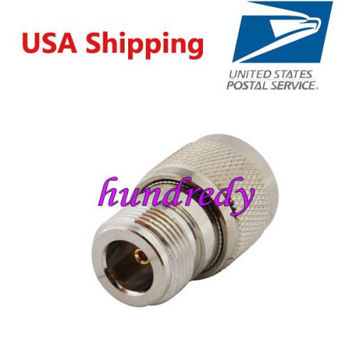 USA Fast Shipping; N-UHF adapter N Jack to UHF PL-259 PL259 Male Plug straight