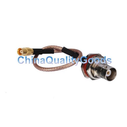 Bnc female o-ring to mcx female pigtail cable rg316 15cm for sale