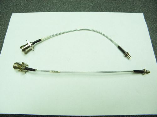 2 PCS SEMI-RIGID RF Signal Cable GPO to N-Type CONNECTOR / 20cm
