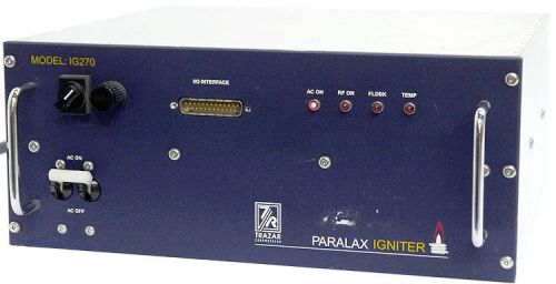 Trazar IG270 Paralax Igniter Water Cooled RF Power Generator 1200W 27.1MHz