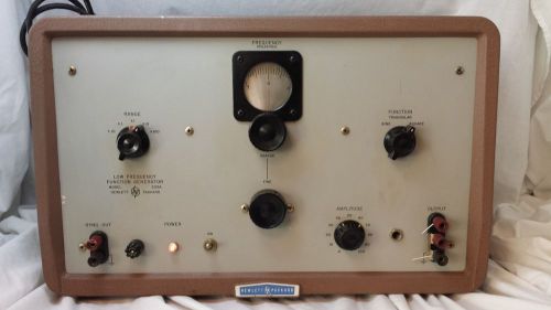 Vintage HP 202A Low Frequency Function Generator, Test Equipment   (Rare Find)