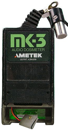 Ametek MARK-3 MK-3 Intrinsically Safe Audio Dosimeter, missing cover