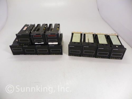 Lot of 11 - eurotherm 820 / 825 / 831 thermal temperature process controllers for sale