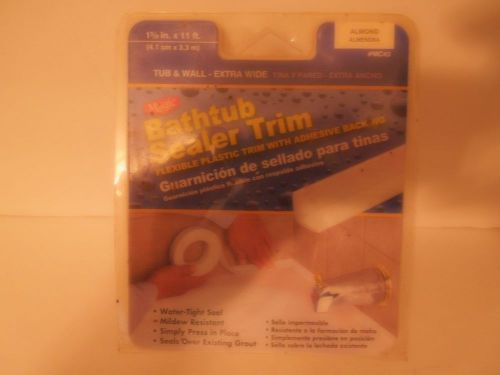 Magic American Bathtub Sealer Trim, 11&#039; foot Length x 1-5/8&#034; Width White New