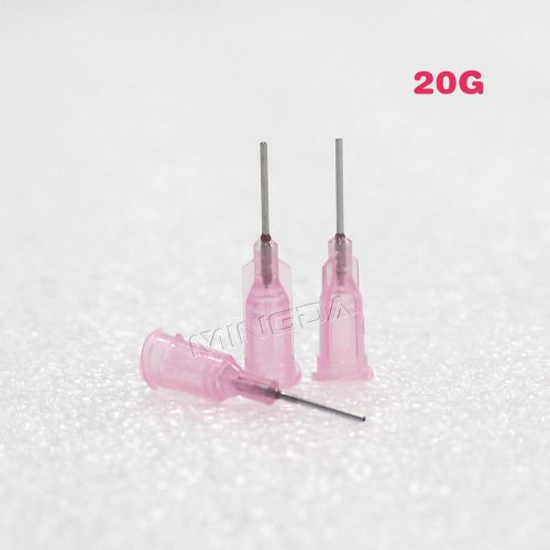 Free shipping !dispensing needles 20g disposable plastic stainless steel needles for sale