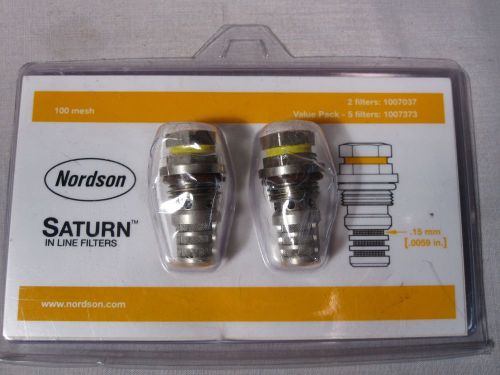 Nordson 1007037 saturn inline filters 2-pk 100 mesh for sale