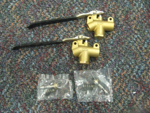Carpet wand angle valve with repair kit, set of 2 for sale