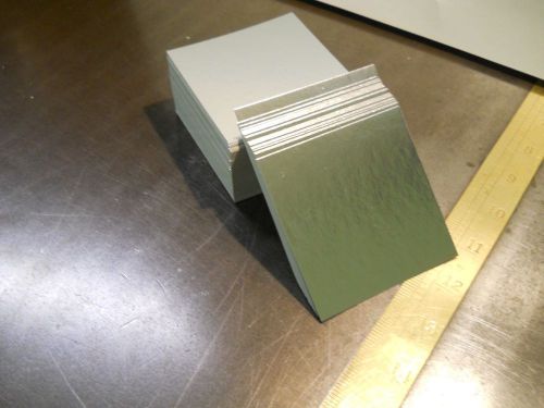 *SPECIAL PRICE*FREE SHIPPING*4x4 SILVER LAMINATED TABS,5000 CTS-A&amp;A EXPORT INC