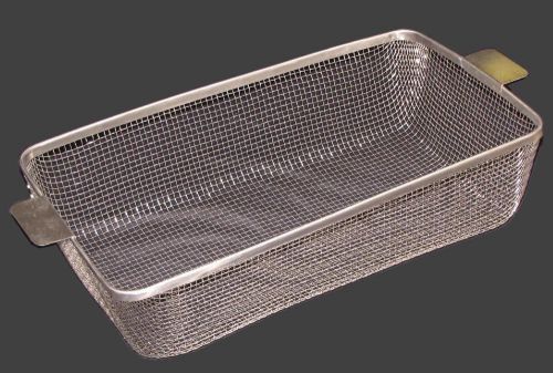 Ultrasonic cleaning basket cp1875 stainless #4 wire mesh 18-3/4 x 10-3/4 x 4-1/2 for sale
