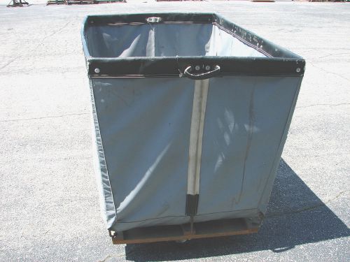 Industrial commercial laundry basket blue grey 42x30x31 ***xlnt*** for sale