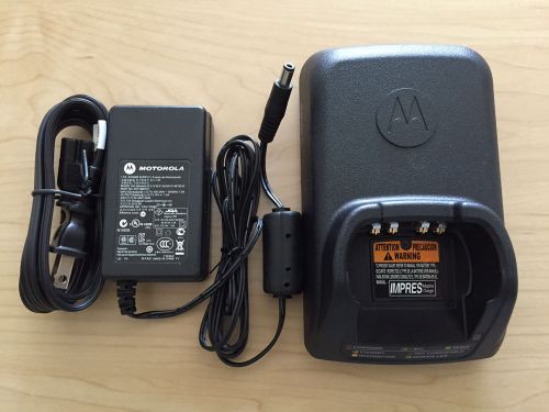 NEW Motorola IMPRES APX 6000 7000 single charger WPLN7080A