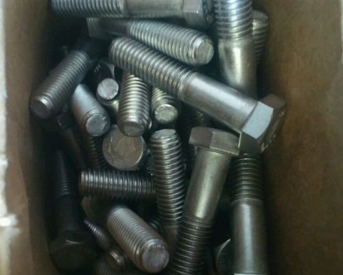 1/2-13 X 2-1/2 stainless steel hex bolts with nuts (15pcs)