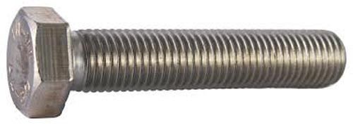 Stainless steel a2 m10 x 55 full threaded hex bolt 304 5 pack for sale