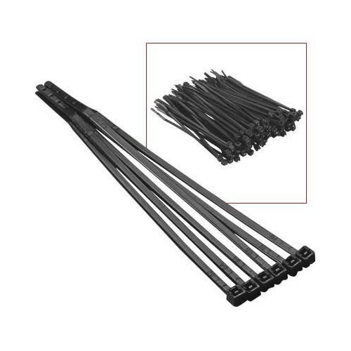 1000 PACK 4 INCH IN BLACK NYLON CABLE ZIP WIRE TIE 18LB ELECTRICAL NETWORK CORD