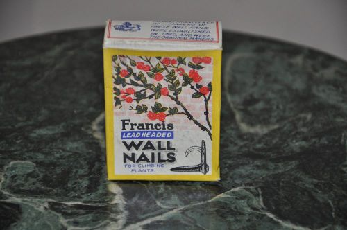 Custom Sale 3 Boxes NOS Francis lead headed wall nails 4 climbing plants