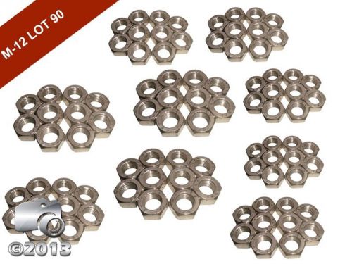 Hi quality pack of 90 pcs nuts-hexagon m 12 hex full nuts a2 stainless steel-din for sale