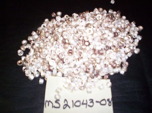 Wow 200 pcs lot ms21043-06  nuts silver cad plated hex  many p/n available for sale