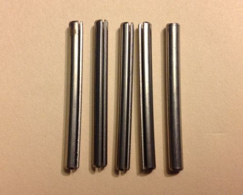 3/16&#034; x 2&#034; Stainless Steel Slotted Spring Pin - 5 Pieces