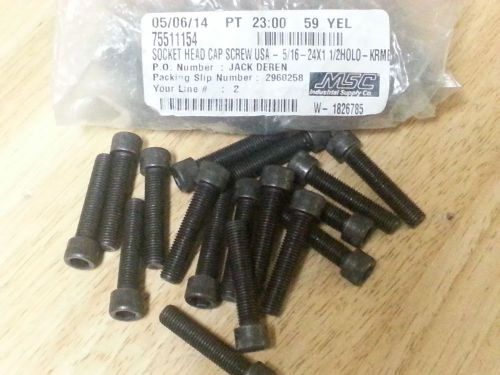 Holo-krome - 73088 - socket cap screws system 5/16 -24 x 1- 1/2 lot of 40 for sale