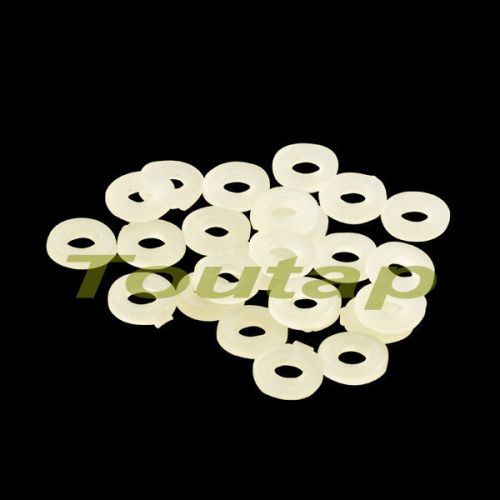 100x plastic nylon spacer flat washers metric 2x5x0.9mm high quality new for sale