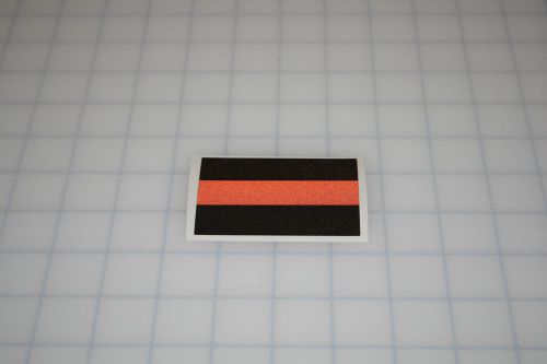 FIREFIGHTER DECALS - SINGLE - FIRE STICKER  - THIN RED LINE - REFLECTIVE
