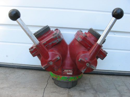 Fire engine hydrant wye 2-1/2 nh threads for sale