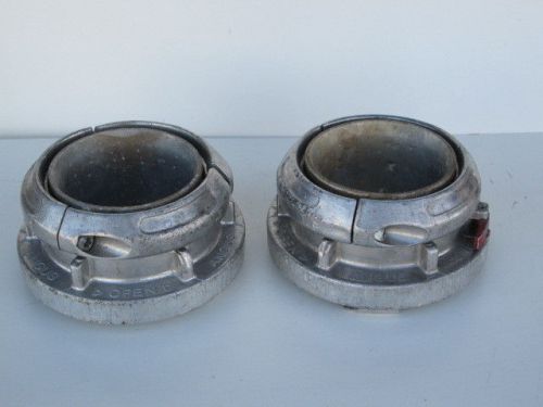 Angus 5&#034; fire hose connector snap tite fitting pair #6