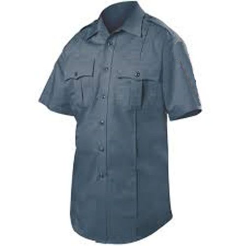 Blauer 8910 classact short sleeve shirt police dress med blue size 34 reg for sale