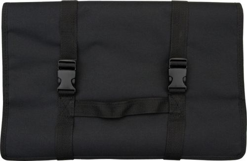 Hallmark hm0013 knife roll measures approximately 15 1/2&#034; x 10 1/2 durable blac for sale