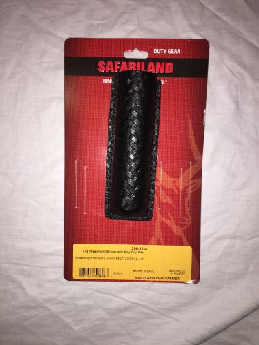 Safariland 306-11-4 Black Basketweave Opentop Stinger Streamligh with poly grip