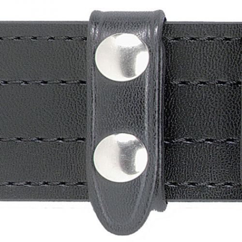 Safariland 65-9-50 Belt .75&#034; Keeper 2 Snap Hi Gloss Black Chrome Snap (4 Pack)