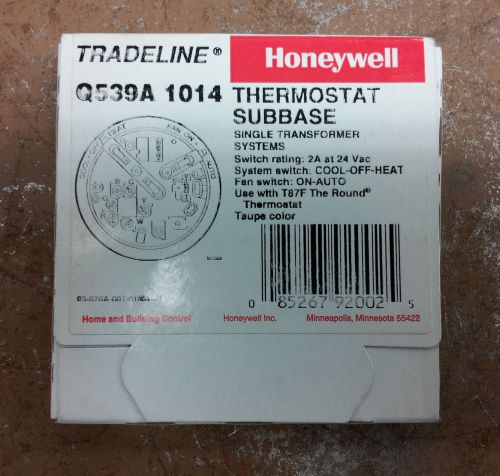 Honeywell Q539A1014 Switching Subbase for T87F Thermostats