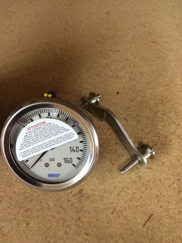 0-160 stainless steel 2.5&#034; pressure gauge glycerin filled 1/4 npt back mount for sale