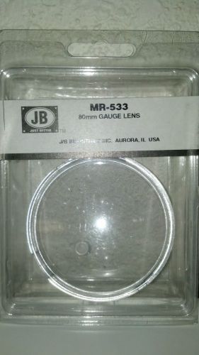 Jb gauge cover, &#034;snap-on&#034; 80mm gauge lens, mr-533, with adjustment plug for sale
