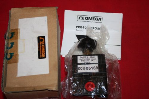 New omega pneumatic pressure regulator prg101-25 (2-25psi) brand new for sale