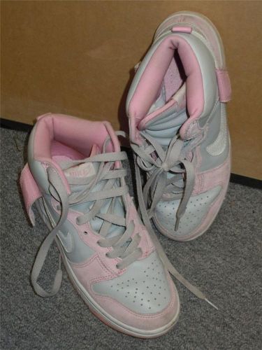 Women&#039;s Pink &amp; White Nike Air Jordan Running Shoes Sneakers Size 7.5 Girls VGC