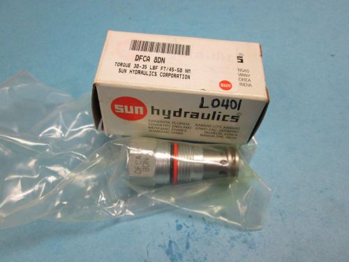 Sun hydraulics dfca-8dn valve cartridge nip  new!! for sale