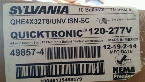 Ten sylvania ballast operates up to 4 bulbs 120 or 277 volts for sale