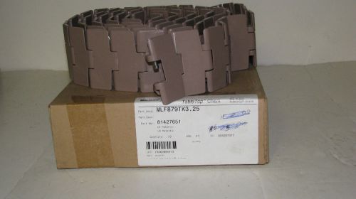 REXNORD MLF879TK3.25 TABLE TOP CHAIN  (9FT SECTION )NEW IN BOX 81427651