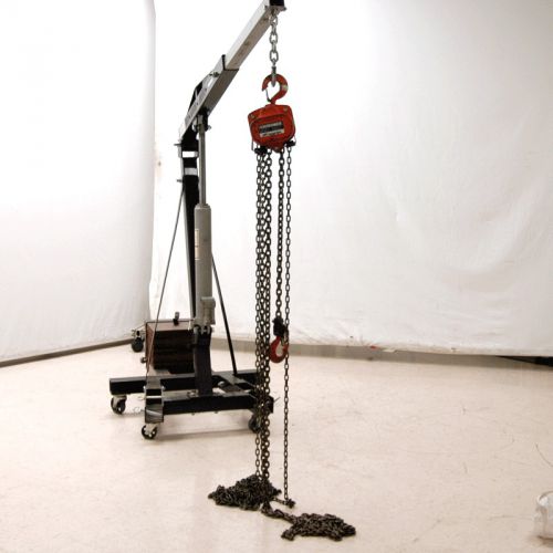 Ingersoll rand vl2-015 roughneck 1-1/2 ton manual hand fall chain hoist 20ft. for sale
