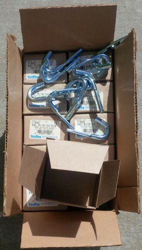 NIB Rope Binding Hook 2 5/8&#034;,  Cable Cleat, Cord Catch. Zinc Plated, Cs of 100ea