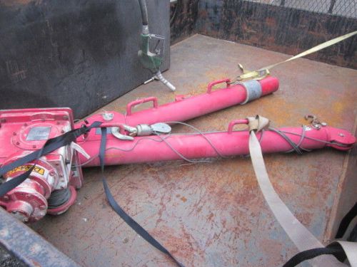 Thern 4771pn pneumatic winch, with crane, controls  cable and base for sale