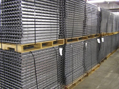 Pallet rack - wire mesh decking 42 x 52, 3channel, 2,500# capacity for sale