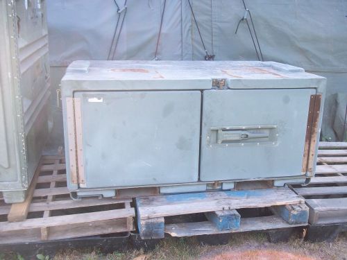 MILITARY  SURPLUS STORAGE  CONTAINER  GEAR TENT TOOL TRUCK BOX  ARMY JOBOX CASE